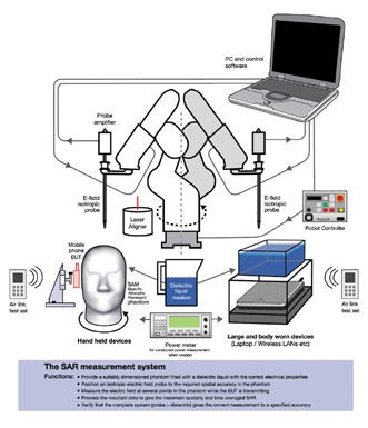The SAR measurement system